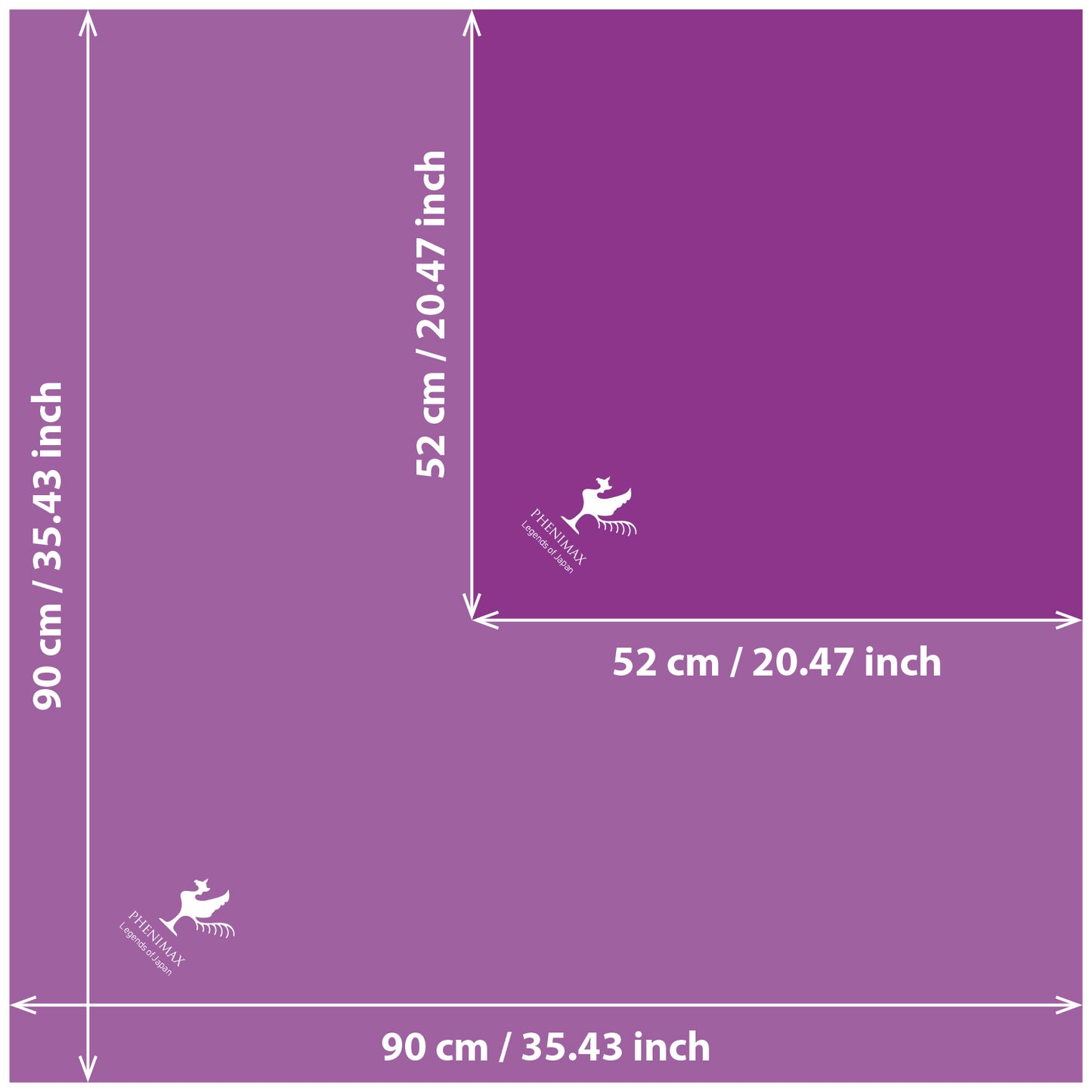 フェニマックスオリジナル ちりめん風呂敷(大・小)