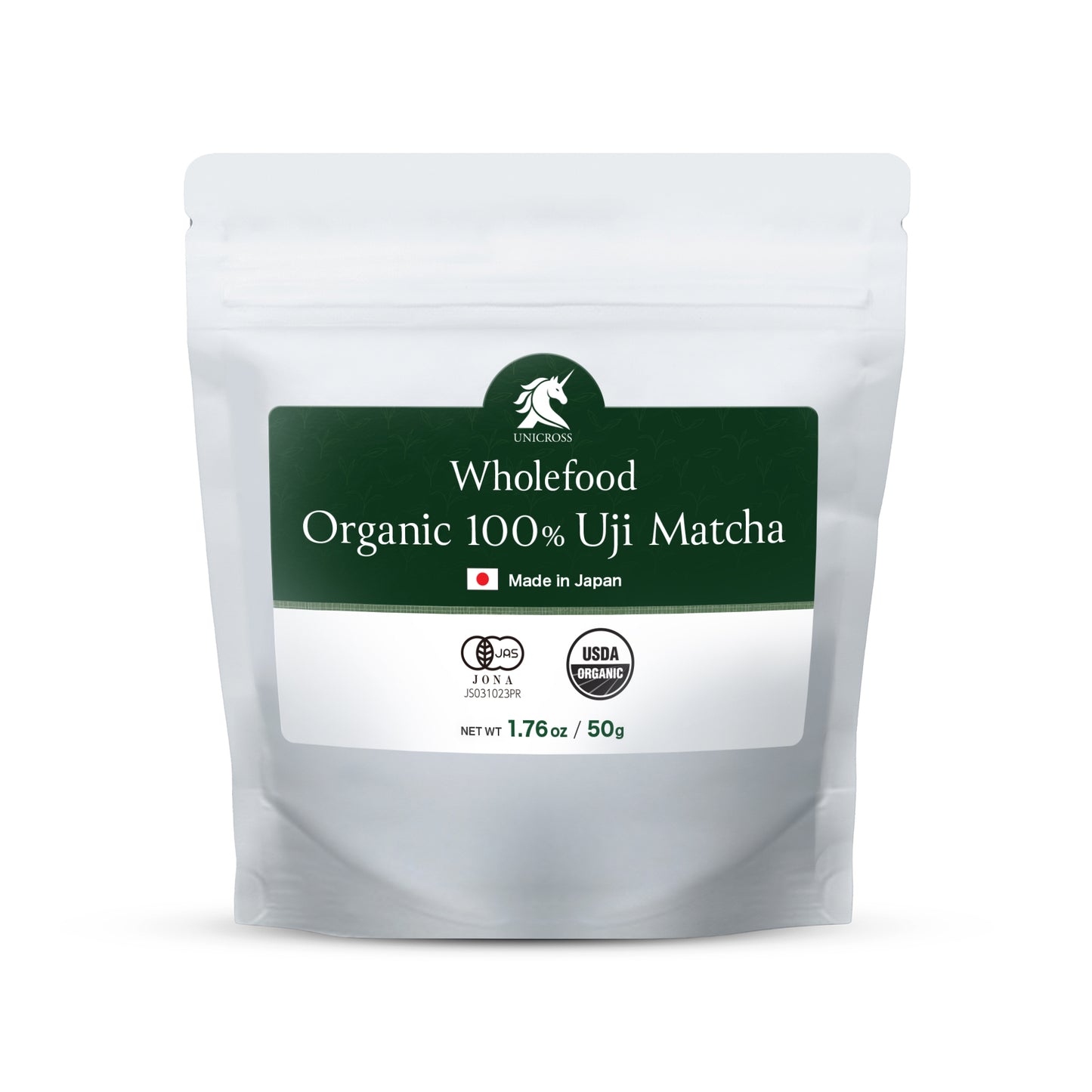 UNICROSS Wholefood Organic 100％ Uji Matcha